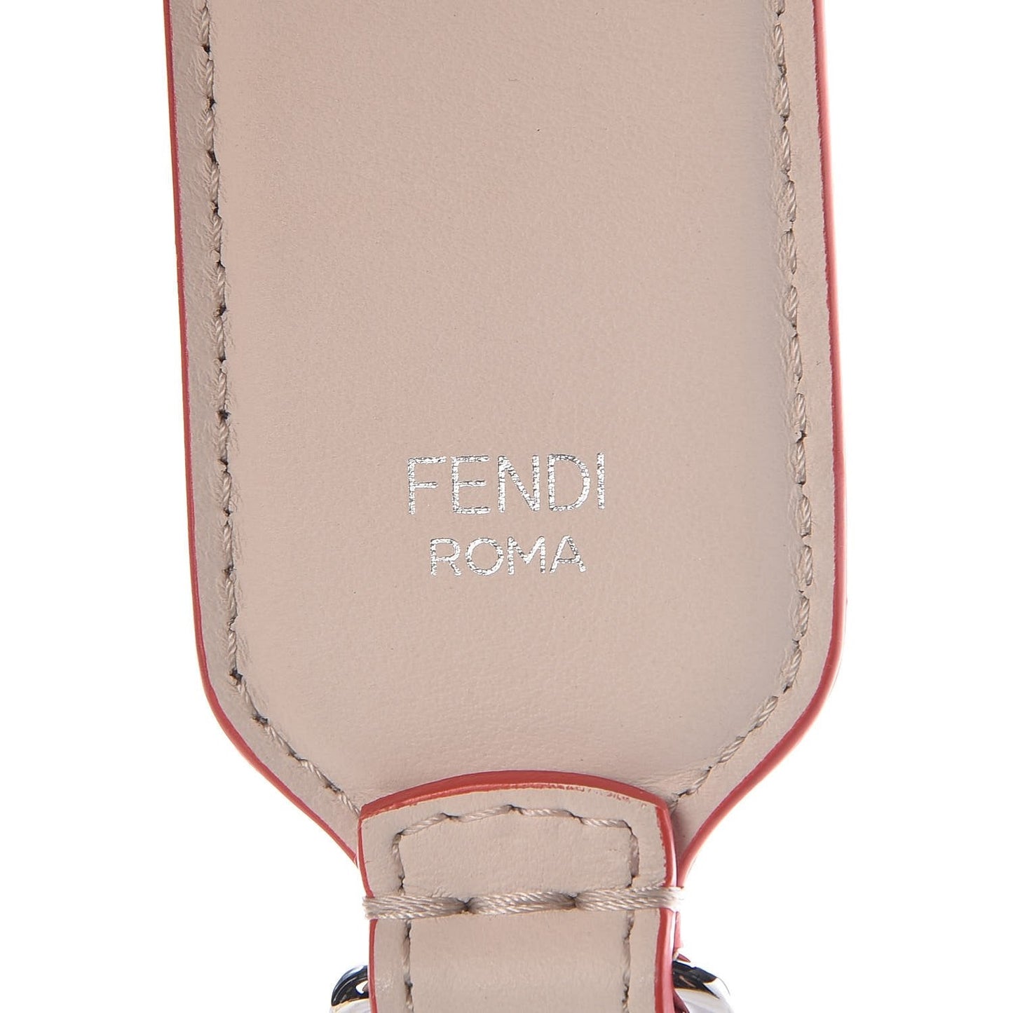 Fendi "FUN" Studded Leather Strap - Add Flair to Your Bag -   Shop Bags LLC