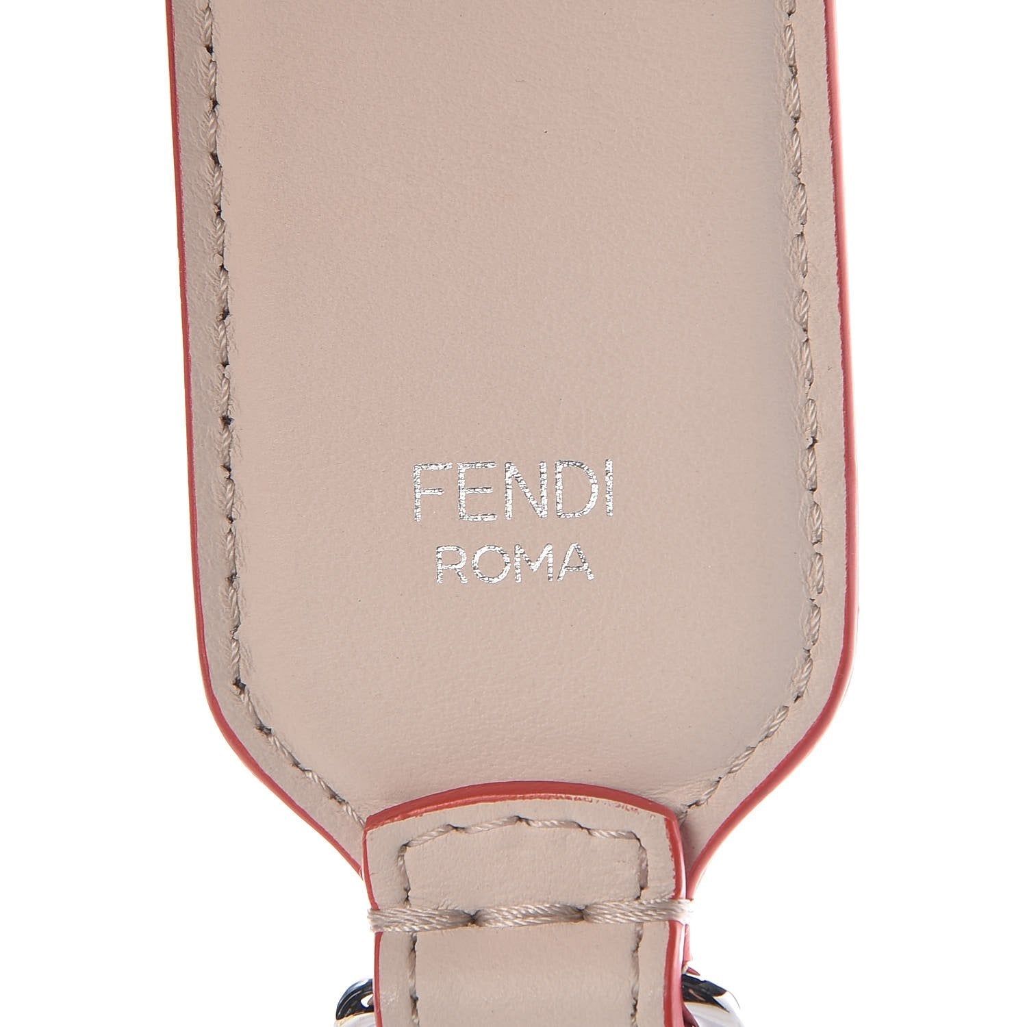 Fendi "FUN" Studded Leather Strap - Add Flair to Your Bag -   Shop Bags LLC