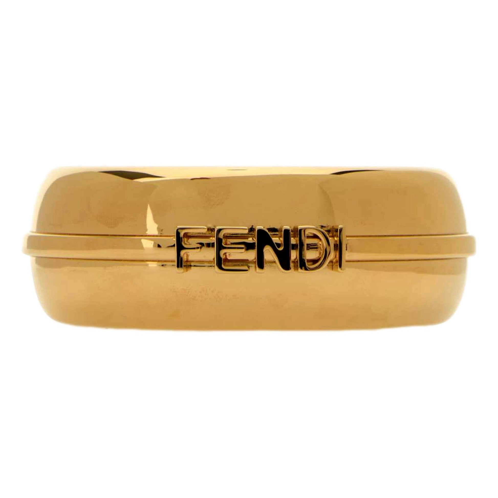 Fendi Fendigraphy Gold: Luxurious Wide Logo Bangle Bracelet -   Shop Bags LLC 