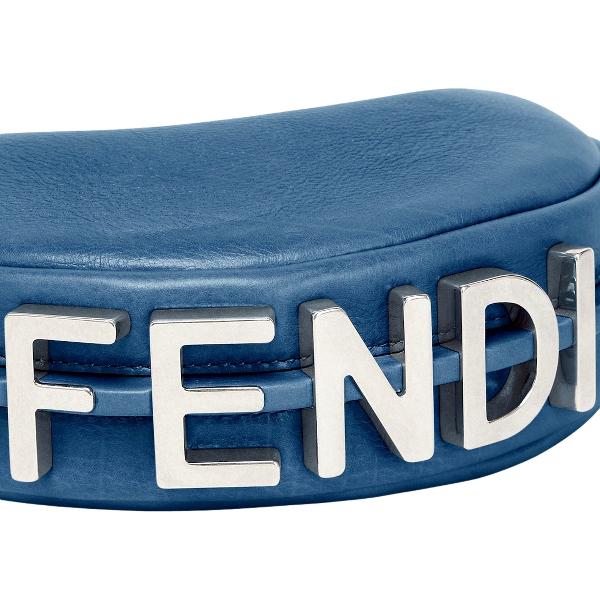 Fendi Fendigraphy Nano Hobo: Luxurious Blue Mini Clutch Bag -   Shop Bags LLC 