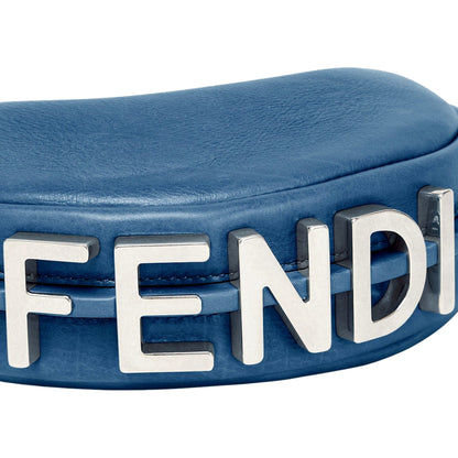 Fendi Fendigraphy Nano Hobo: Luxurious Blue Mini Clutch Bag -   Shop Bags LLC 
