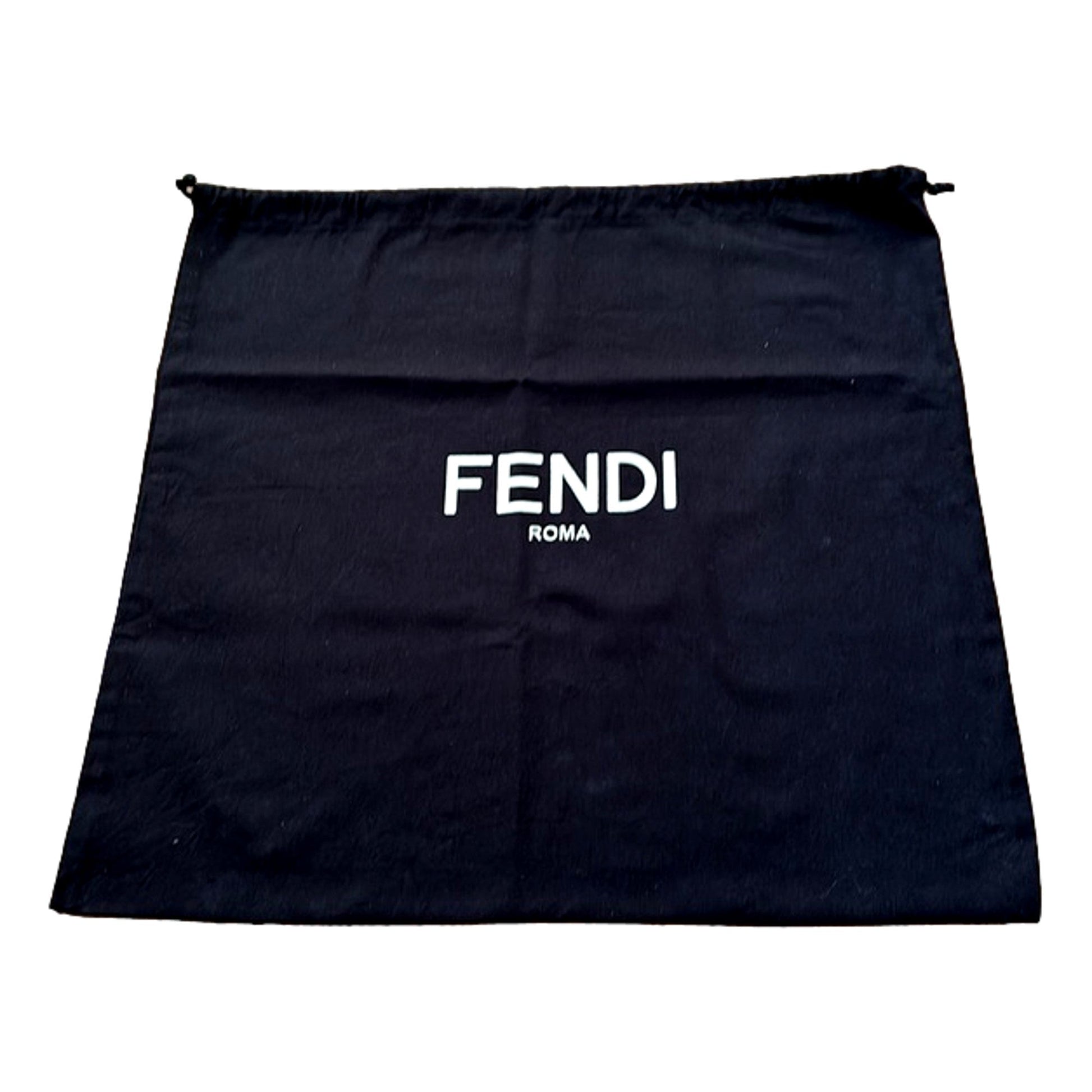 Fendi First Midi Nappa Leather Clutch Crossbody Bag Nero Black Gold FF Logo -   Shop Bags LLC 