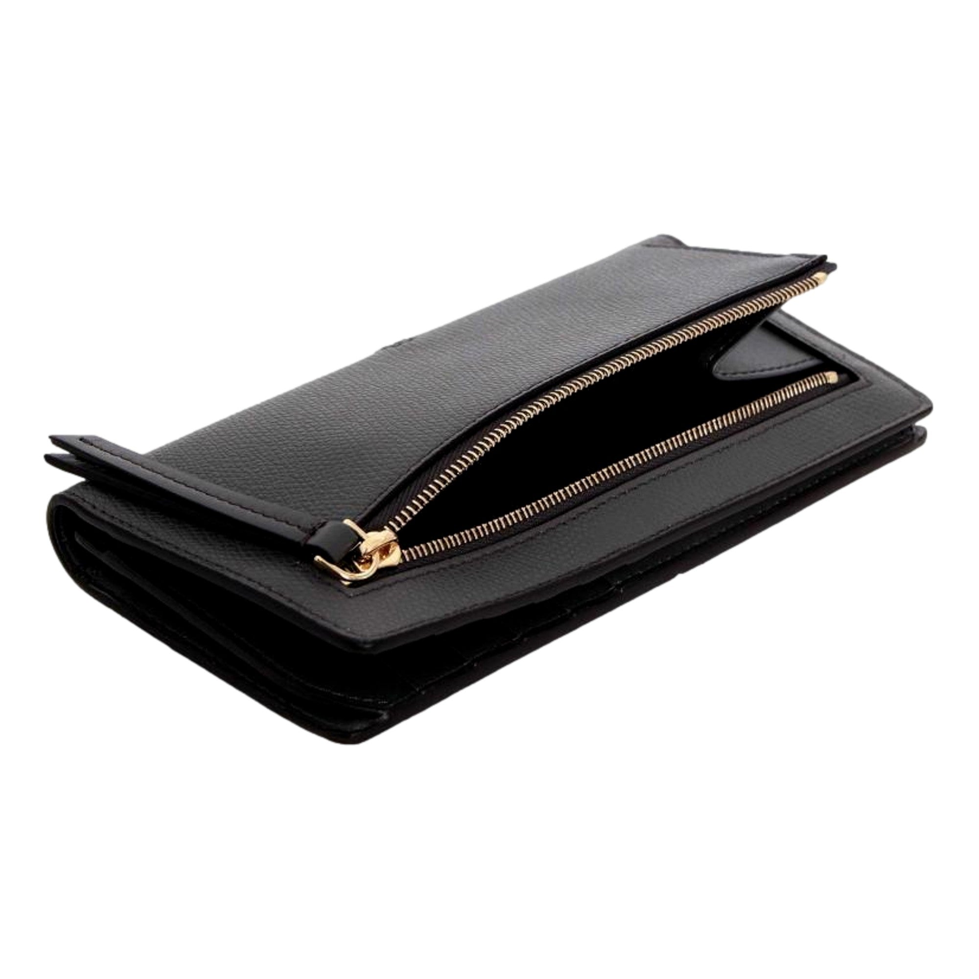 Fendi Leather Snap Continental Wallet - Elegant Style & Functionality -   Shop Bags