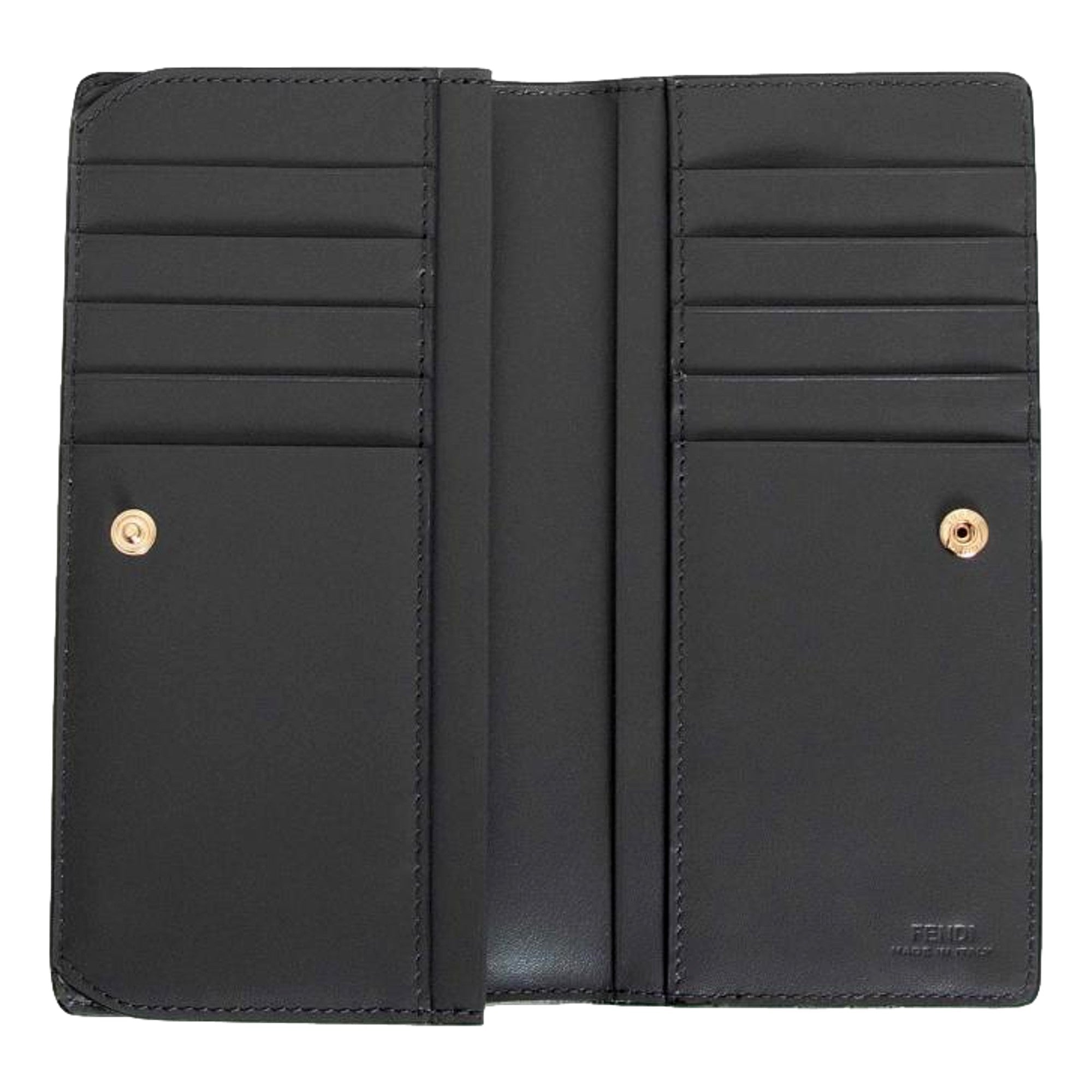 Fendi Leather Snap Continental Wallet - Elegant Style & Functionality -   Shop Bags