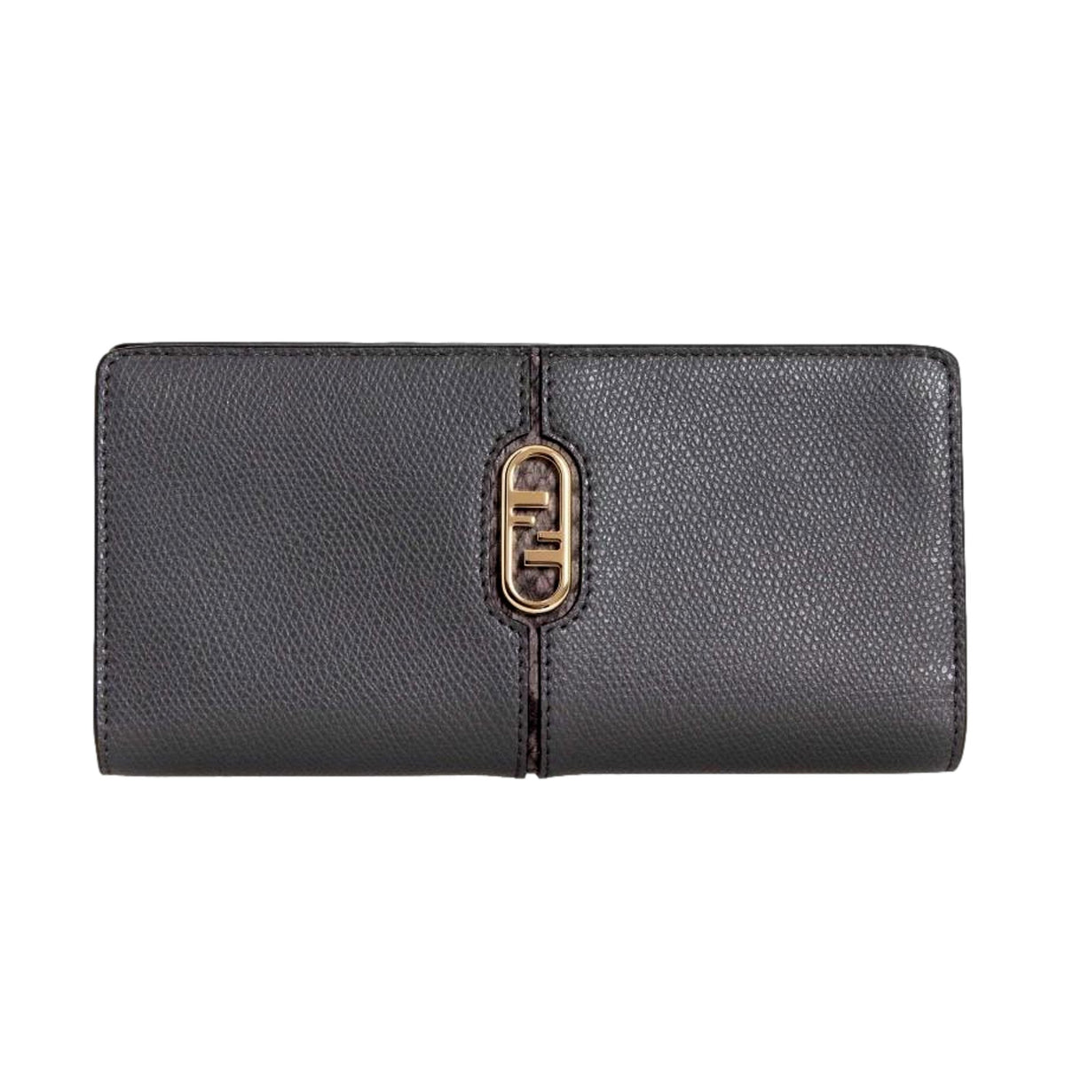 Fendi Leather Snap Continental Wallet - Elegant Style & Functionality -   Shop Bags