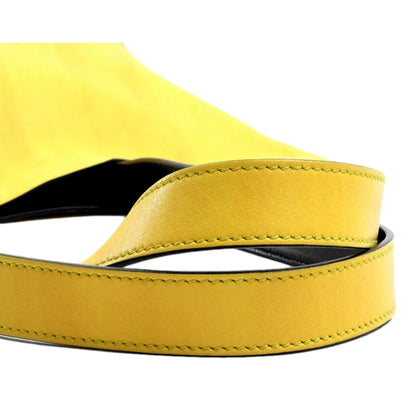 Fendi Leather Tote Bag - Luxe Yellow Fendi Bag, Stylish Leather Bag -   Shop Bags LLC 