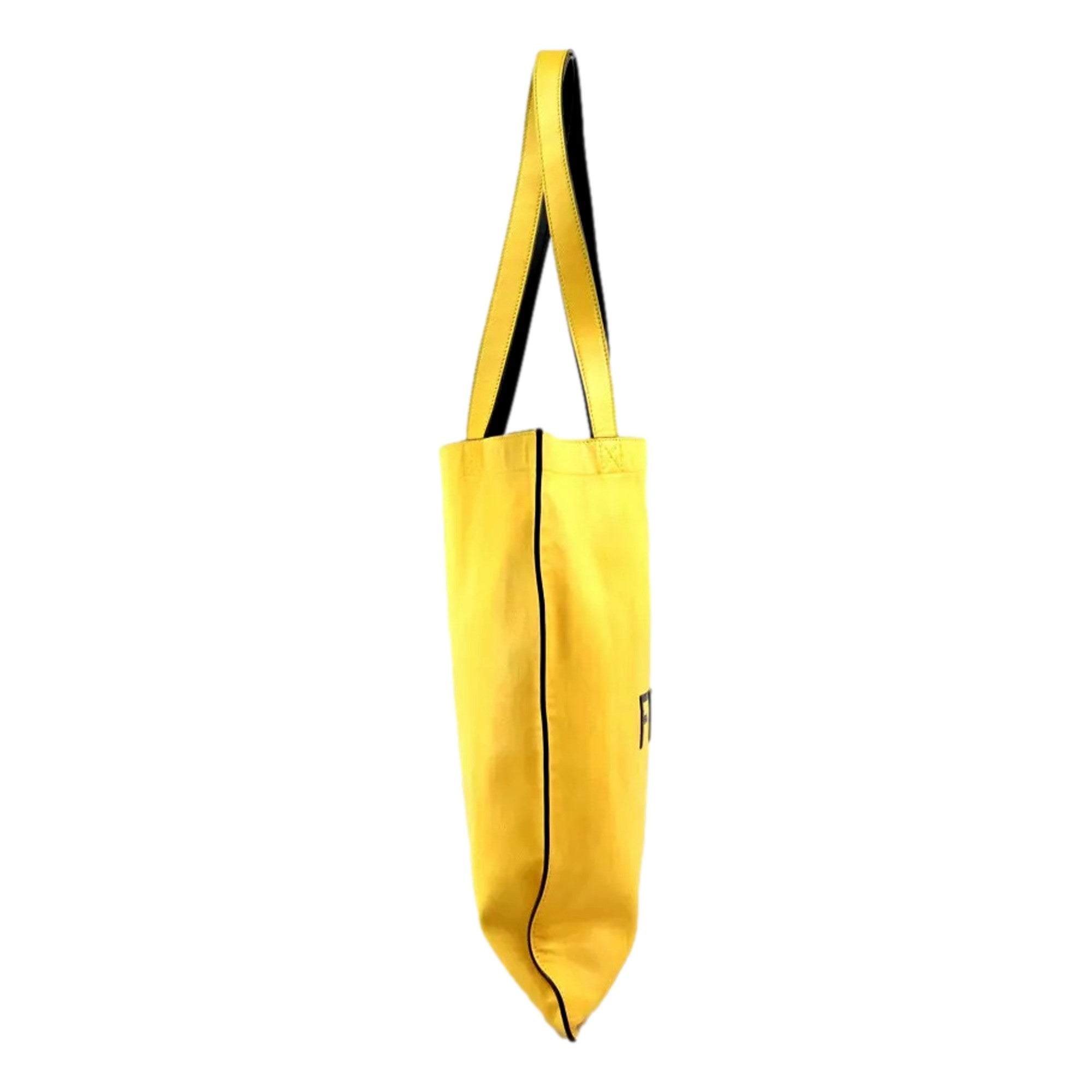 Fendi Leather Tote Bag - Luxe Yellow Fendi Bag, Stylish Leather Bag -   Shop Bags LLC 