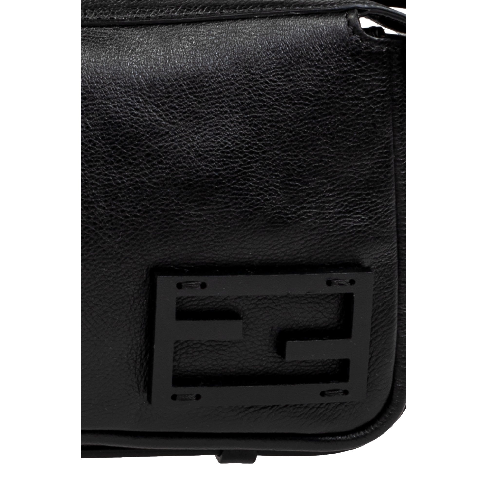 Fendi Mini Black Leather Shoulder Bag – Effortless Elegance Awaits -   Shop Bags LLC