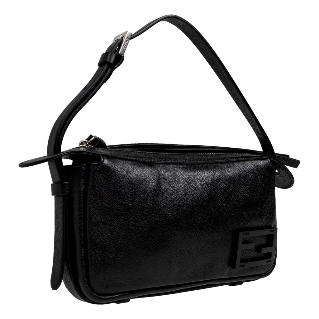 Fendi Mini Black Leather Shoulder Bag – Effortless Elegance Awaits -   Shop Bags LLC