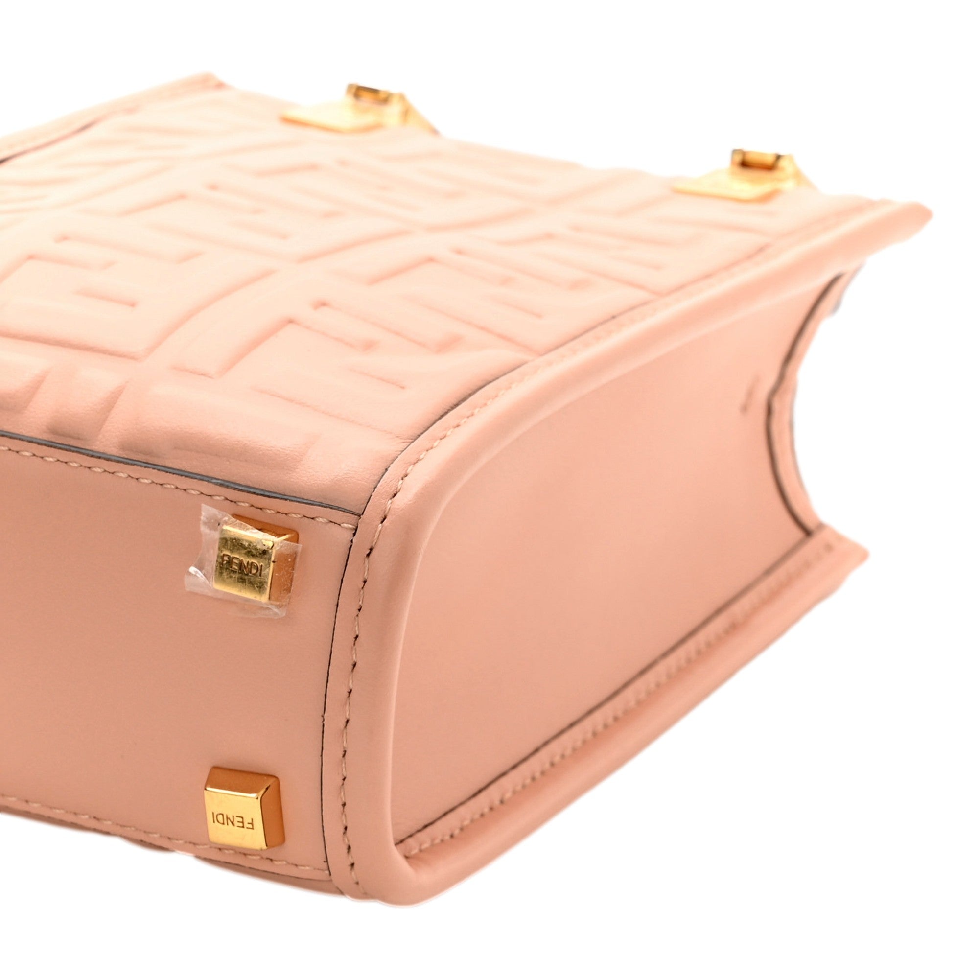 Fendi Mini Sunshine Shopper Tote - Baby Pink Leather Crossbody Bag -   Shop Bags LLC