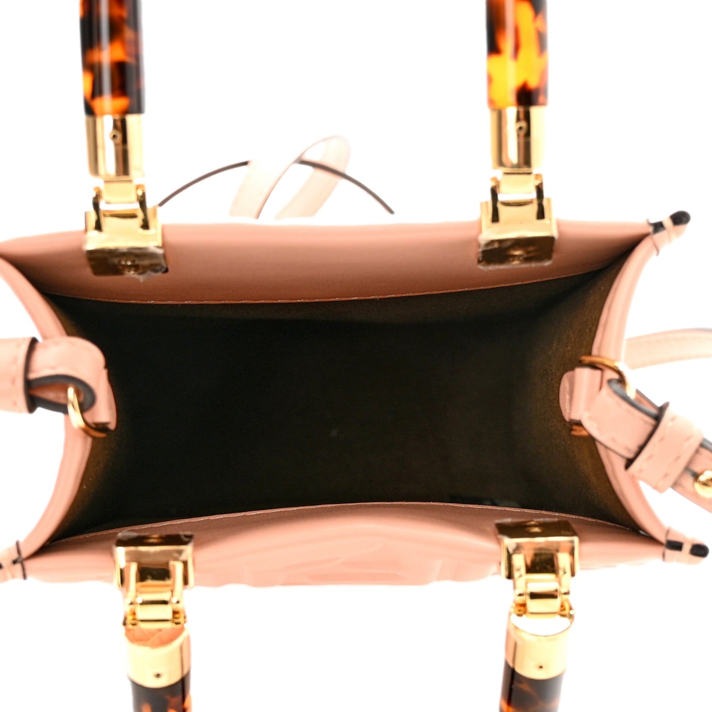 Fendi Mini Sunshine Shopper Tote - Baby Pink Leather Crossbody Bag -   Shop Bags LLC