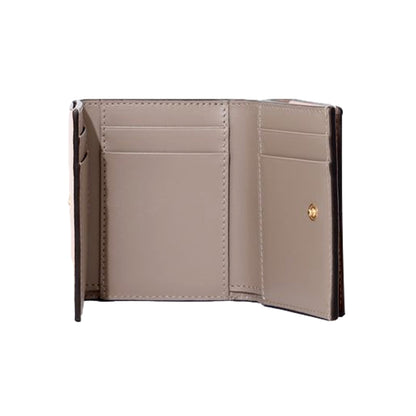 Fendi O'Lock Micro Trifold Wallet: Luxury Pink & Gray Leather -   Shop Bags