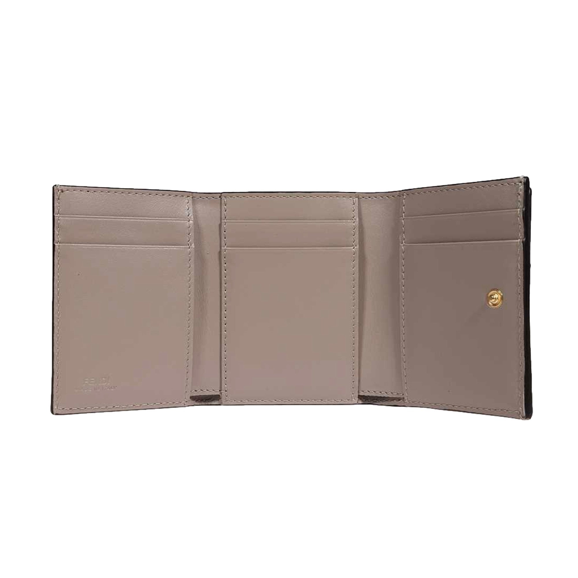 Fendi O'Lock Micro Trifold Wallet: Luxury Pink & Gray Leather -   Shop Bags