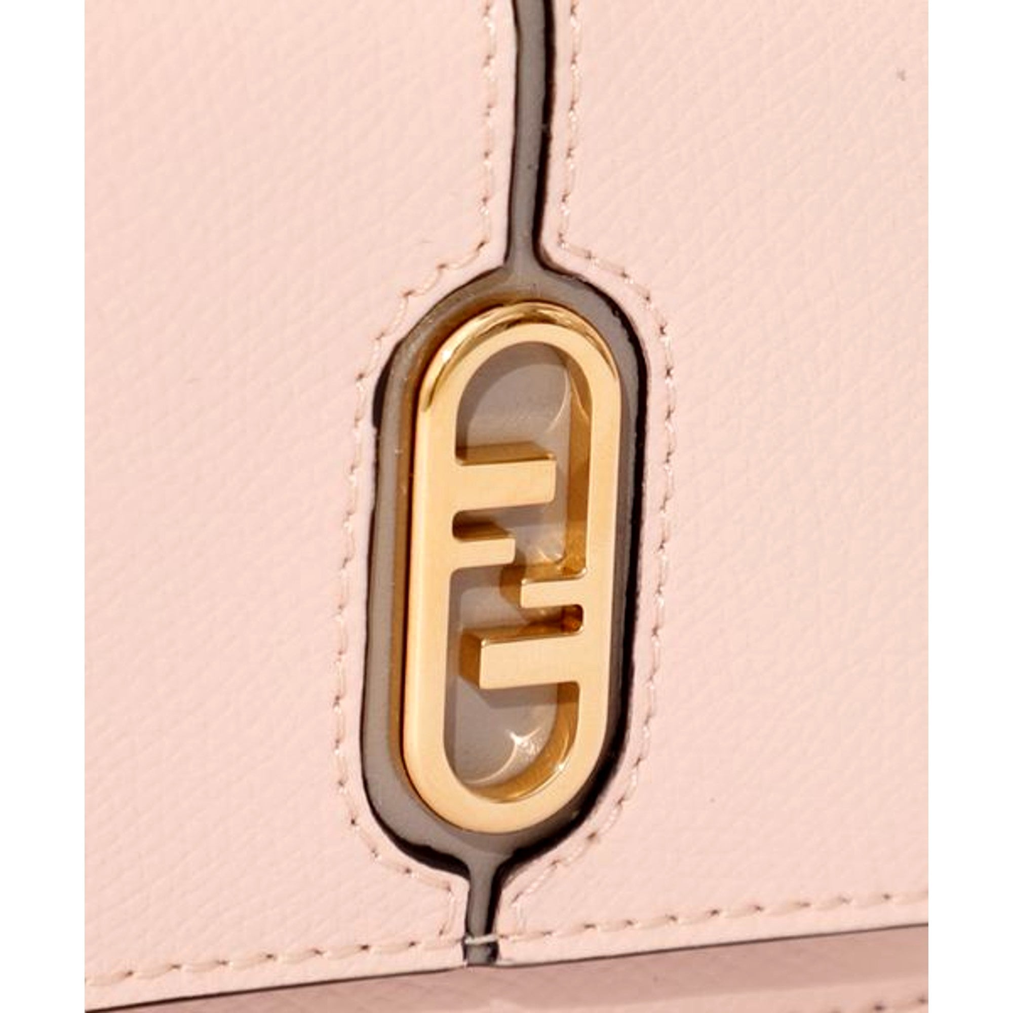 Fendi O'Lock Micro Trifold Wallet: Luxury Pink & Gray Leather -   Shop Bags