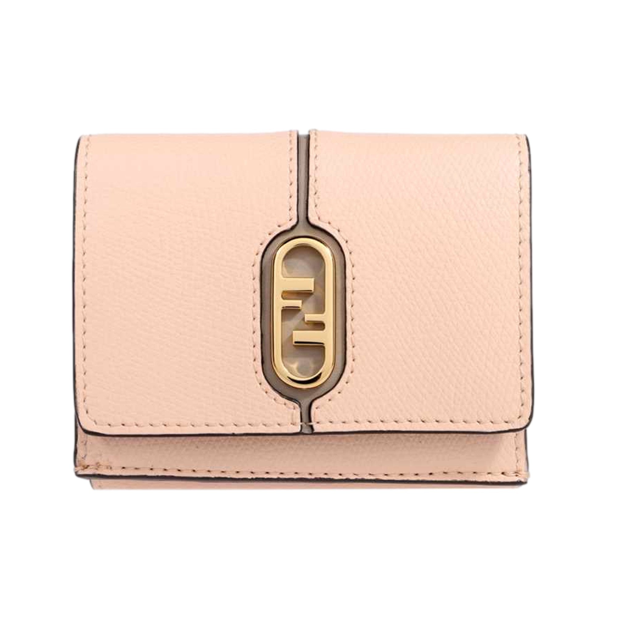 Fendi O'Lock Micro Trifold Wallet: Luxury Pink & Gray Leather -   Shop Bags