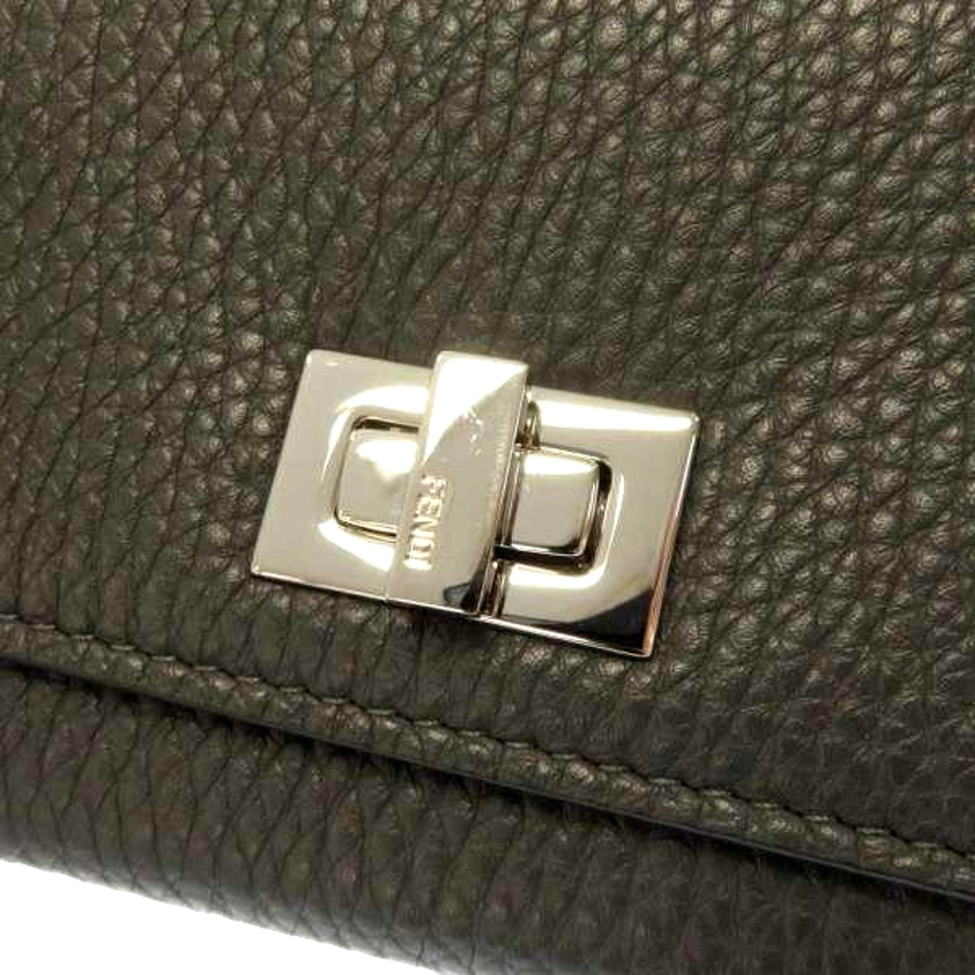 Fendi Peekaboo Black Leather Long Wallet – Luxury at Shop Bags LLC -   Shop Bags LLC 