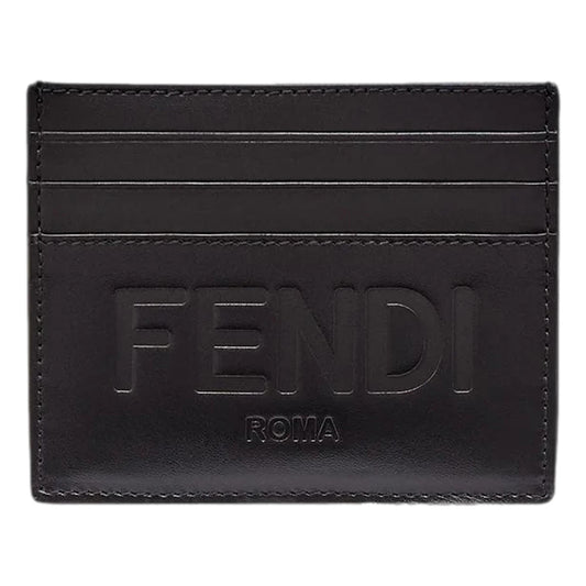 Fendi Roma Card Case Wallet: Elegant Black Leather, Perfect for All -   Shop Bags LLC 