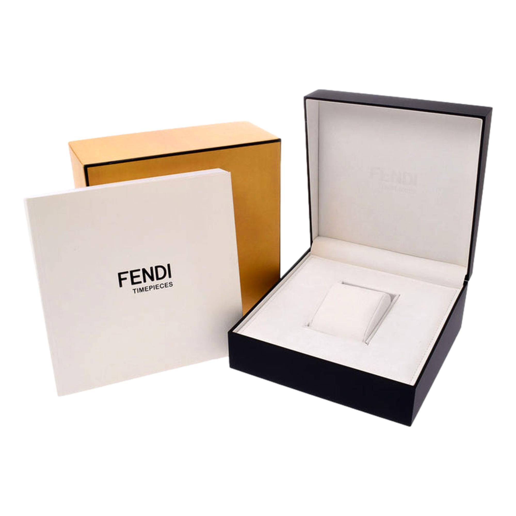 Fendi Runaway Watch: Rose Gold Elegance on Black Leather, 36MM -   Shop Bags 