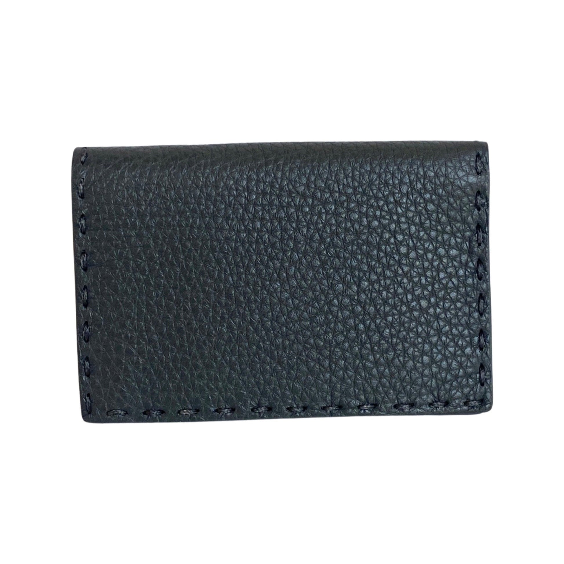 Fendi Selleria Gray Calf Leather Bifold Wallet - Timeless Luxury -  