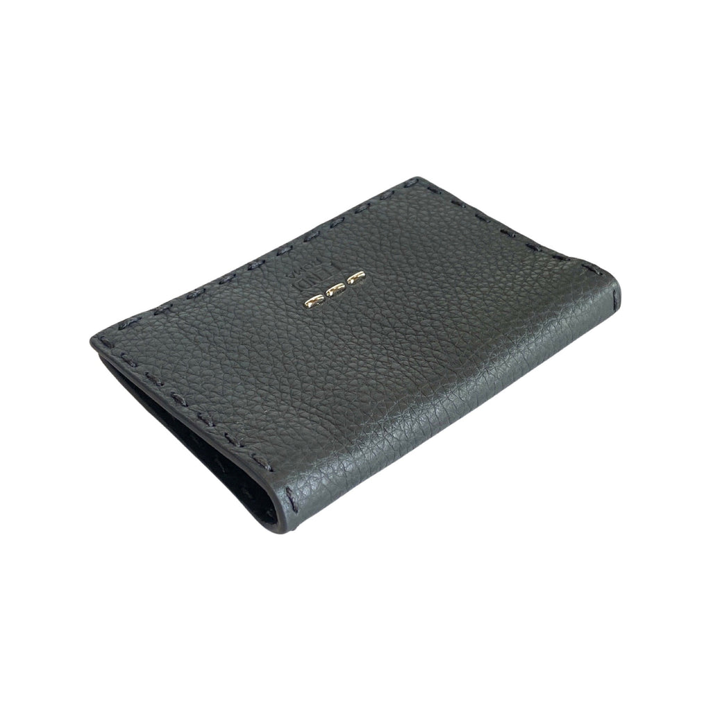 Fendi Selleria Gray Calf Leather Bifold Wallet - Timeless Luxury -  
