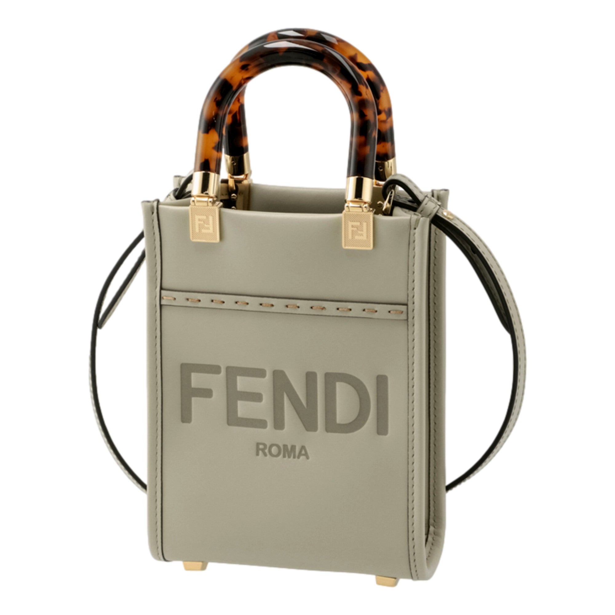 Fendi Sunshine Shopper - Stylish Green Tea Crossbody Handbag -   Shop Bags LLC