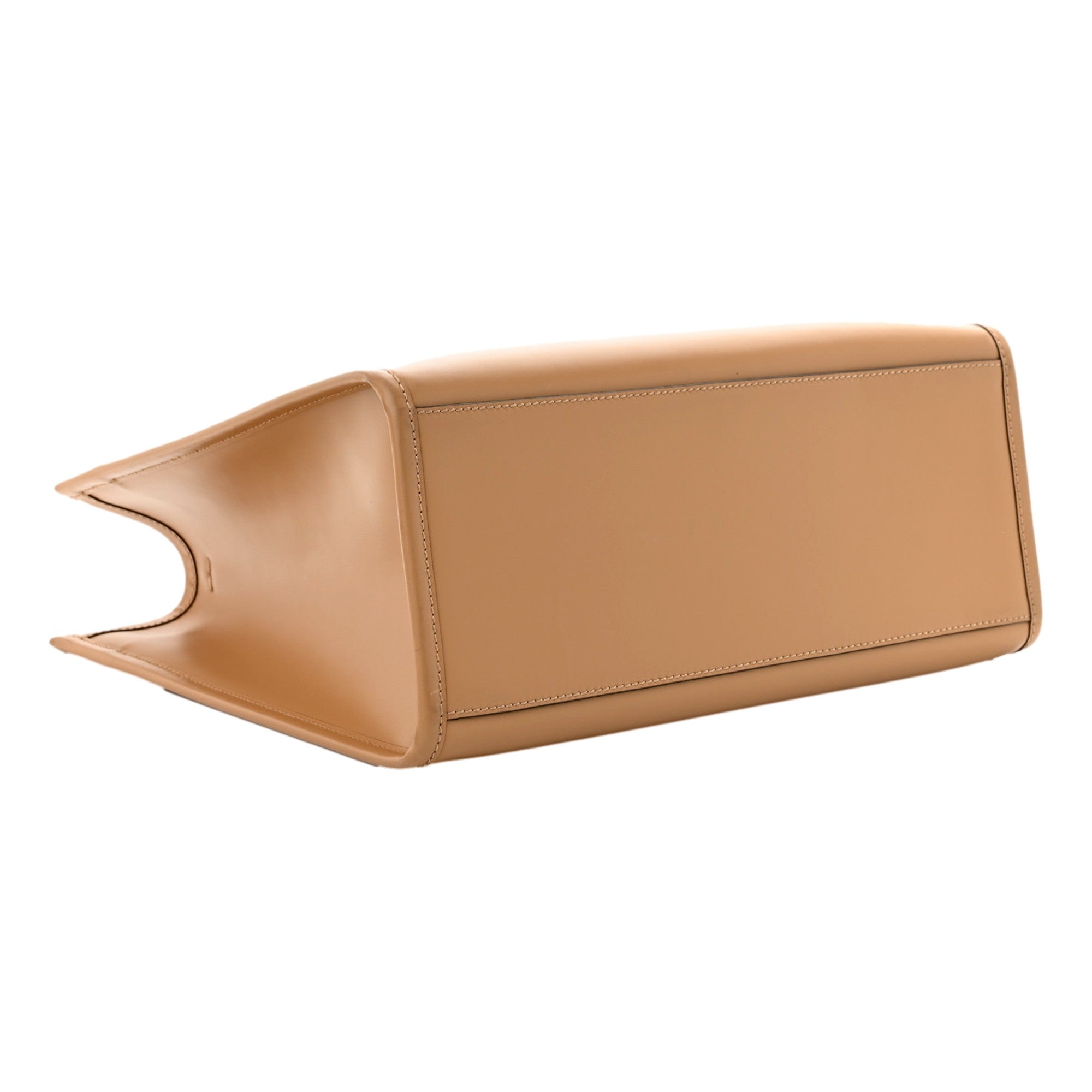 Fendi Sunshine Tan Leather Snake Print Logo Large Tote -   Shop Bags LLC