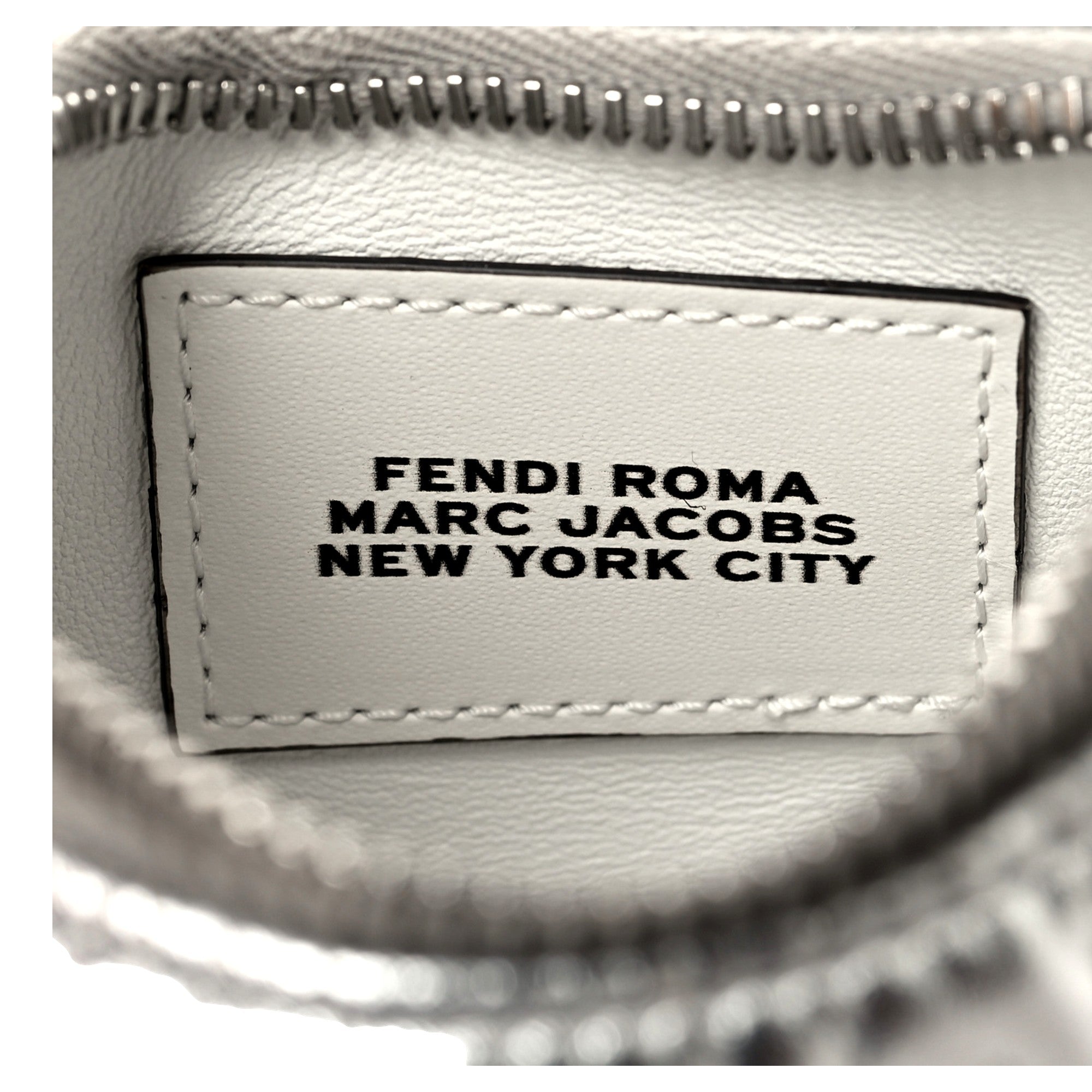 Fendi x Marc Jacobs Silver Hobo Bag - Iconic Fendi Bag Charm -   Shop Bags LLC 