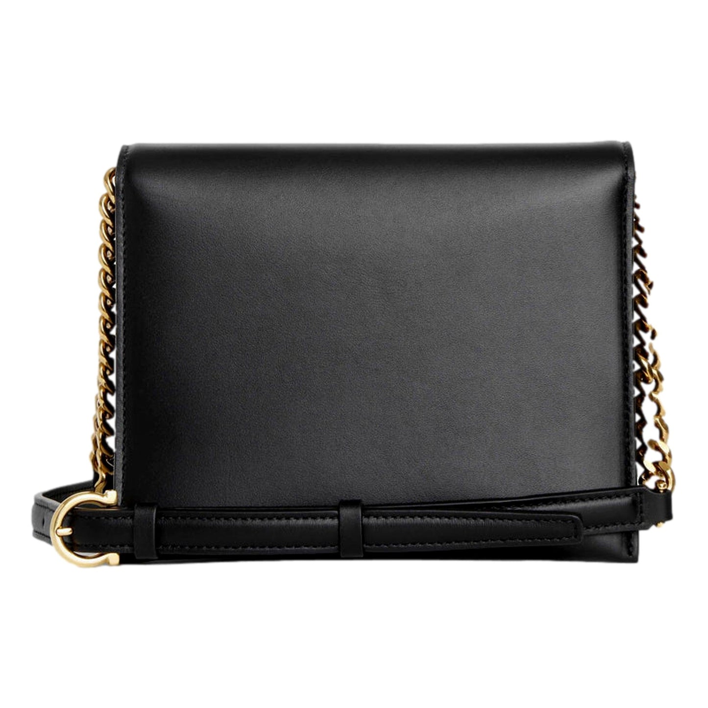 Ferragamo Trifolio Black Crossbody Bag - Elegance in Soft Leather -   Shop Bags LLC 