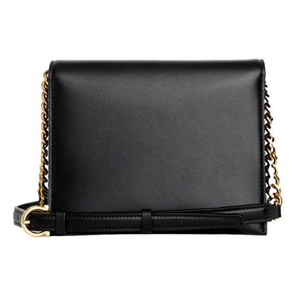 Ferragamo Trifolio Black Crossbody Bag - Elegance in Soft Leather -   Shop Bags LLC 
