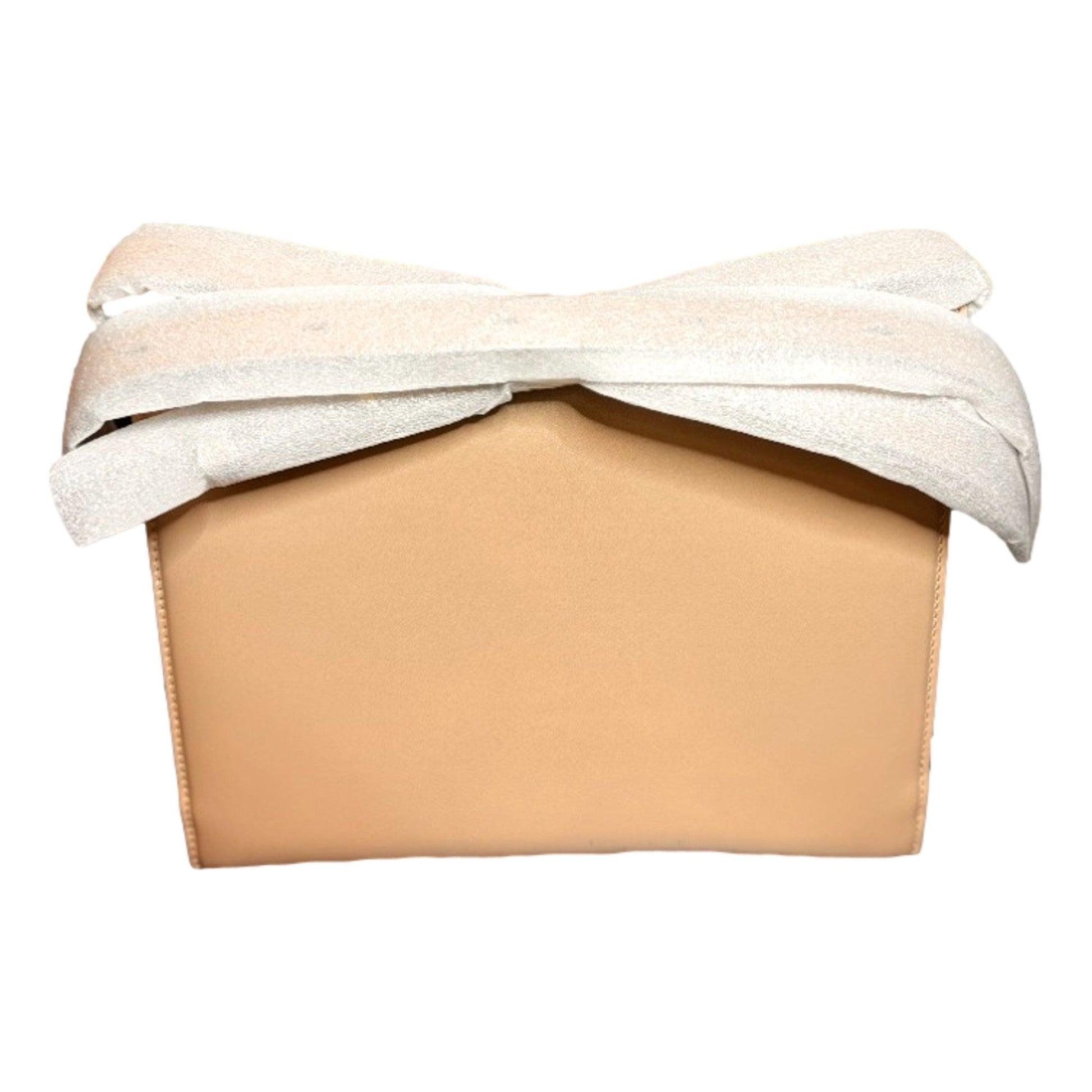 Ferragamo Trifolio Soft Leather Flap Crossbody Bag Ameretti Beige Gold Hardware -   Shop Bags LLC 