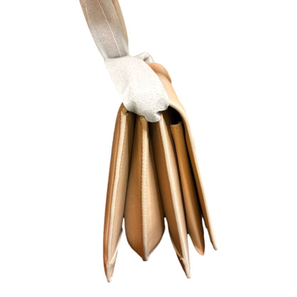 Ferragamo Trifolio Soft Leather Flap Crossbody Bag Ameretti Beige Gold Hardware -   Shop Bags LLC 