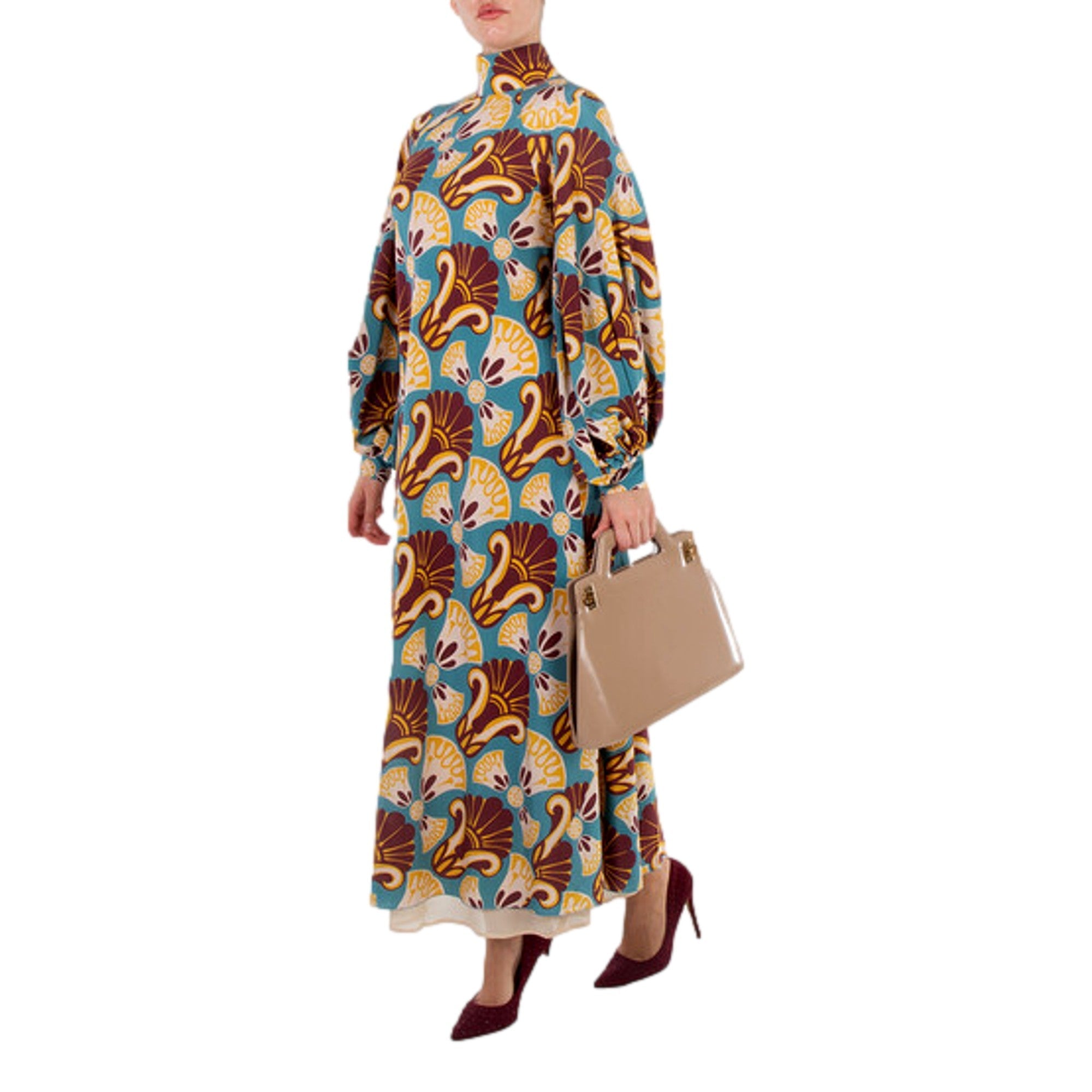 Ferragamo Wanda Beige Patent Leather Top Handle Handbag -   Shop Bags LLC