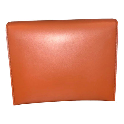 Flap Crossbody Bag Cognac Brown - Elegant Ferragamo Trifolio Design -   Shop Bags LLC