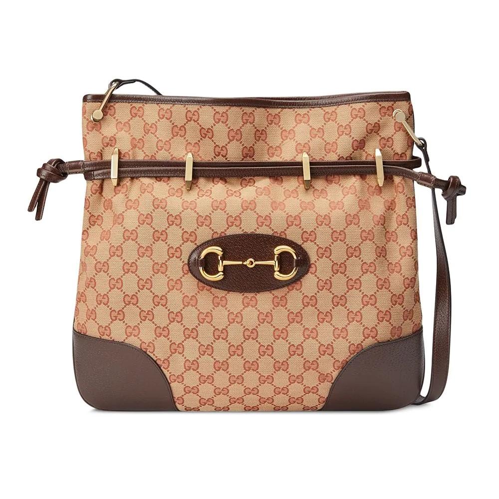Gucci 1955 Beige Canvas Crossbody Bag - Timeless Elegance & Function -   Shop Bags LLC