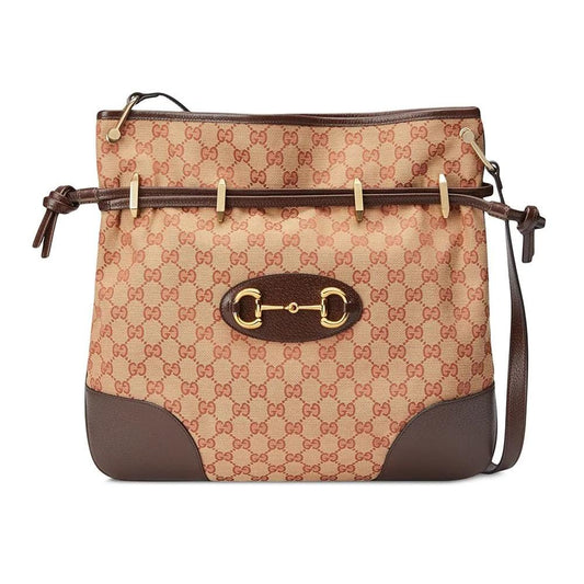 Gucci 1955 Beige Canvas Crossbody Bag - Timeless Elegance & Function -   Shop Bags LLC