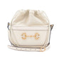 Gucci 1955 Horsebit Bucket Bag - Iconic Style in White Leather -   Shop Bags LLC 