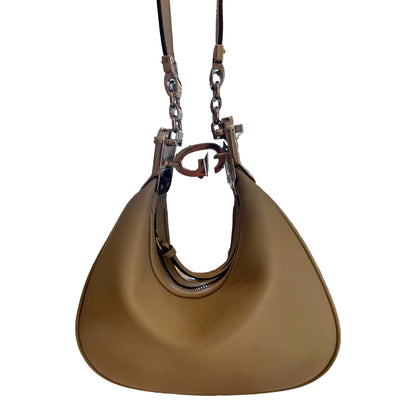 Gucci Attaché Beige Leather Shoulder Bag - Iconic Style & Versatility -   Shop Bags LLC