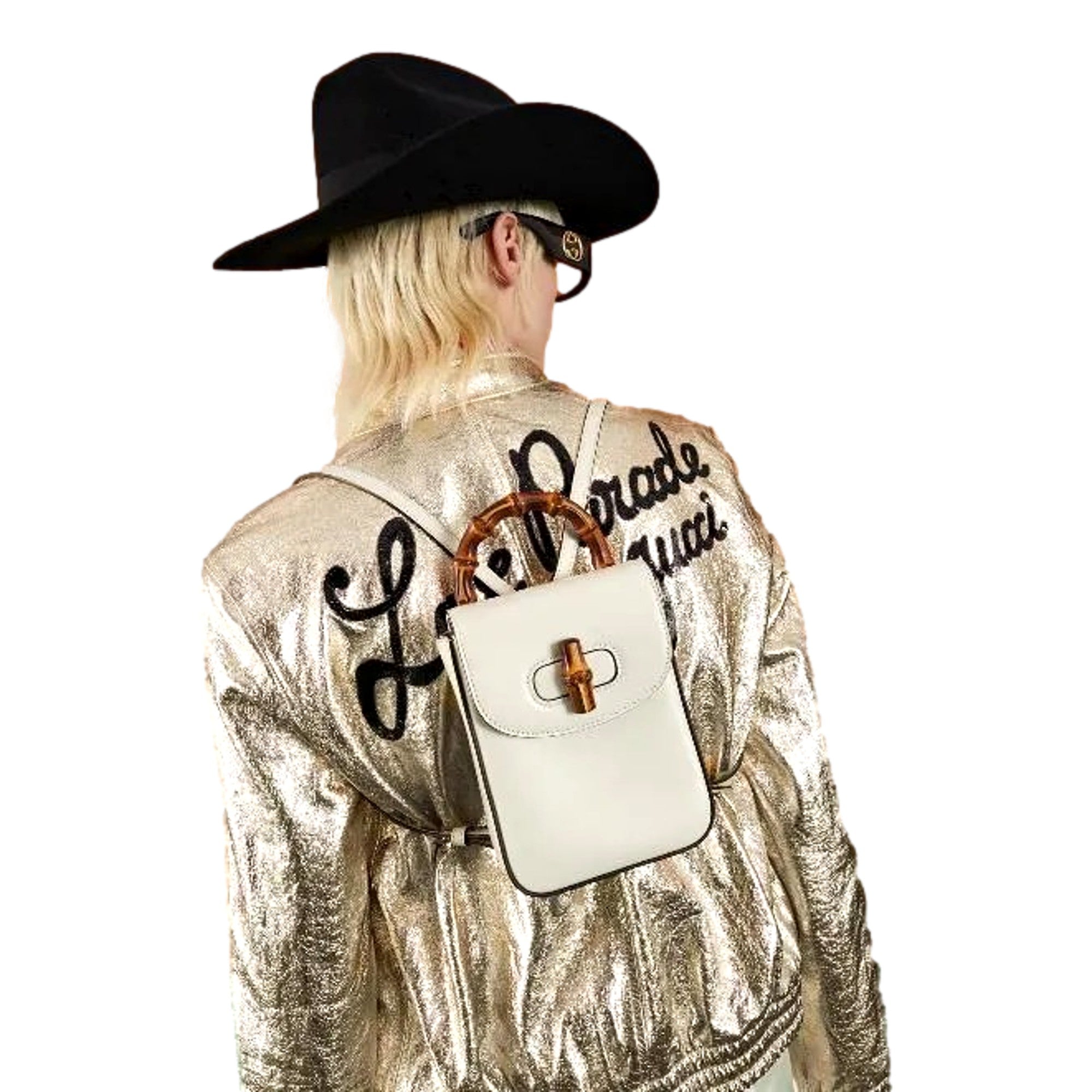 Gucci Bamboo Mini Handbag - Timeless Cream Leather Elegance -   Shop Bags LLC