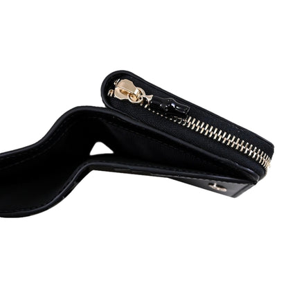 Gucci Black Patent Leather Zip-Around Wallet with Bamboo Pull -   Shop Bags LLC 