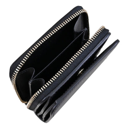 Gucci Black Patent Leather Zip-Around Wallet with Bamboo Pull -   Shop Bags LLC 