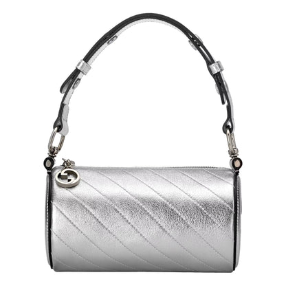 Gucci Blondie Mini Shoulder Bag - Metallic Silver Elegance -   Shop Bags LLC