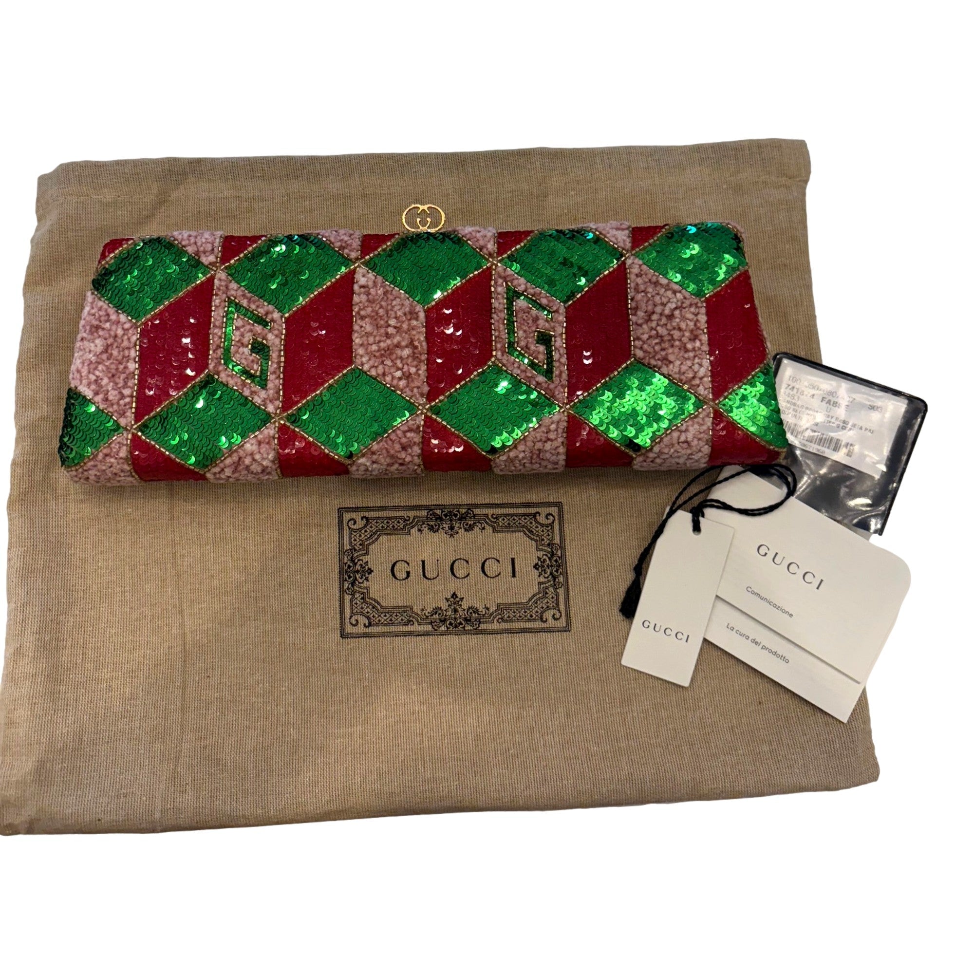 Gucci Broadway Sequined Crystal Bag - Glamorous Evening Essential -   Shop Bags LLC