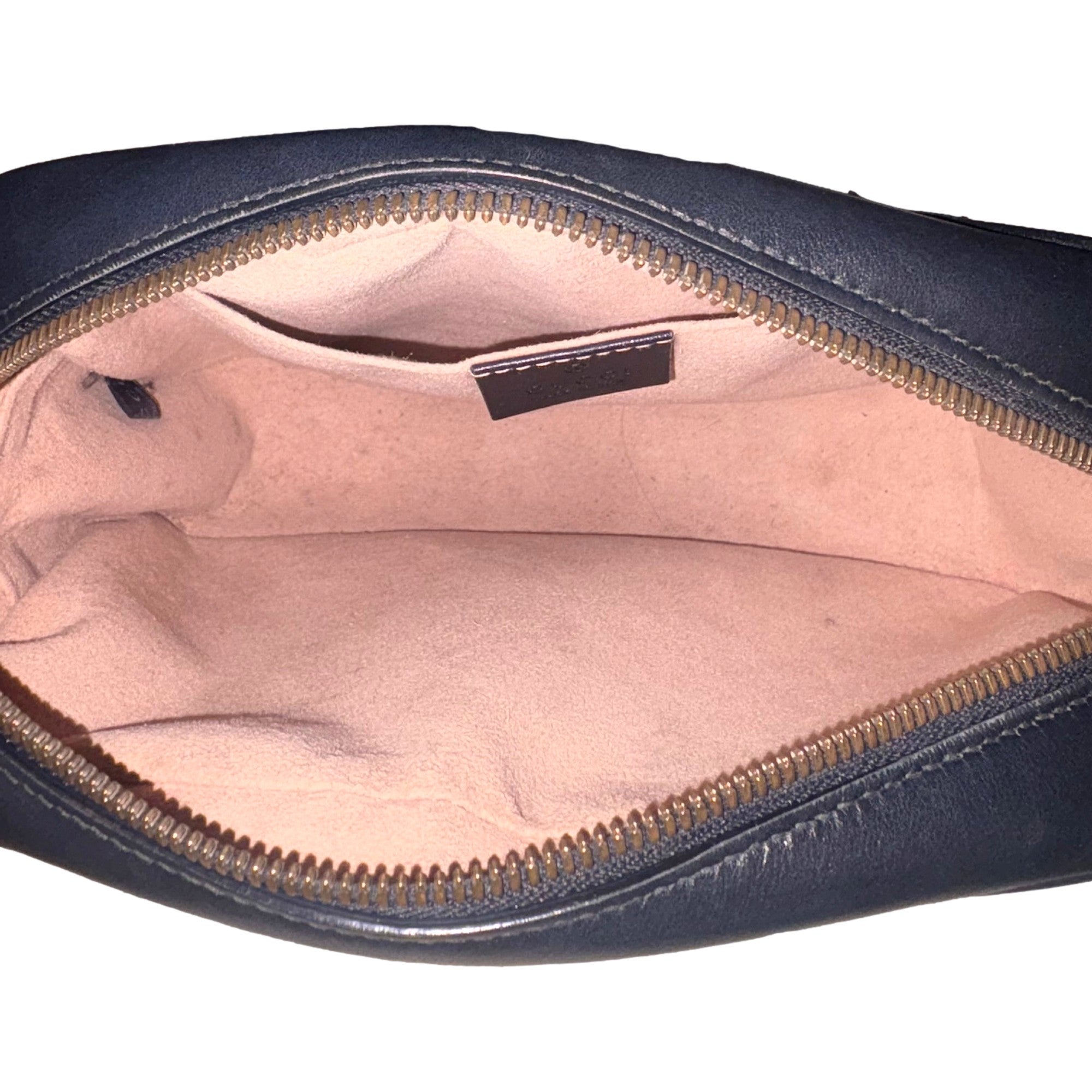 Gucci Calfskin Matelasse Small GG Marmont Chain Crossbody Bag Black -   Shop Bags LLC