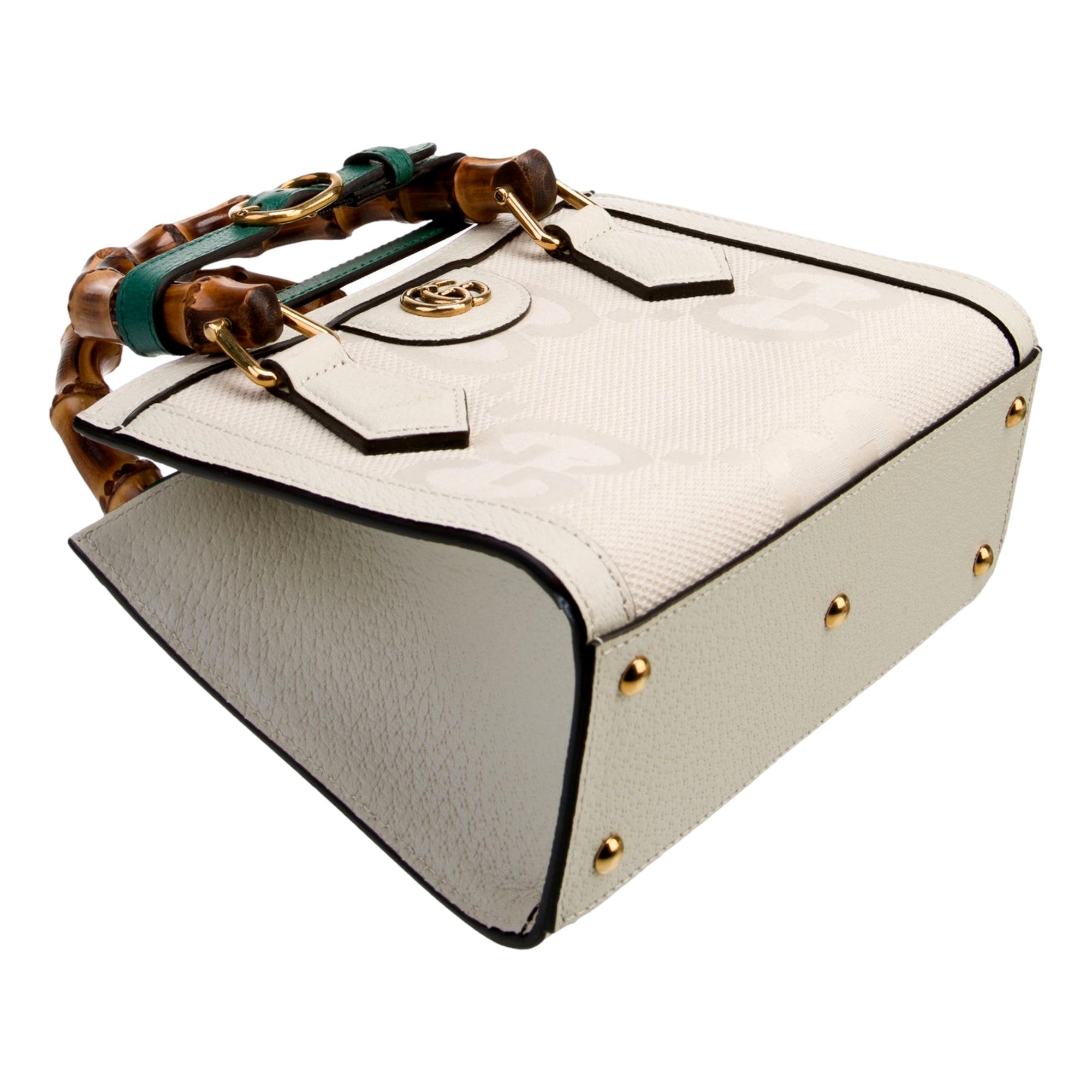 Gucci Diana Mini Bamboo Top Handle: Luxe Iconic Handbag in Cream -   Shop Bags LLC 