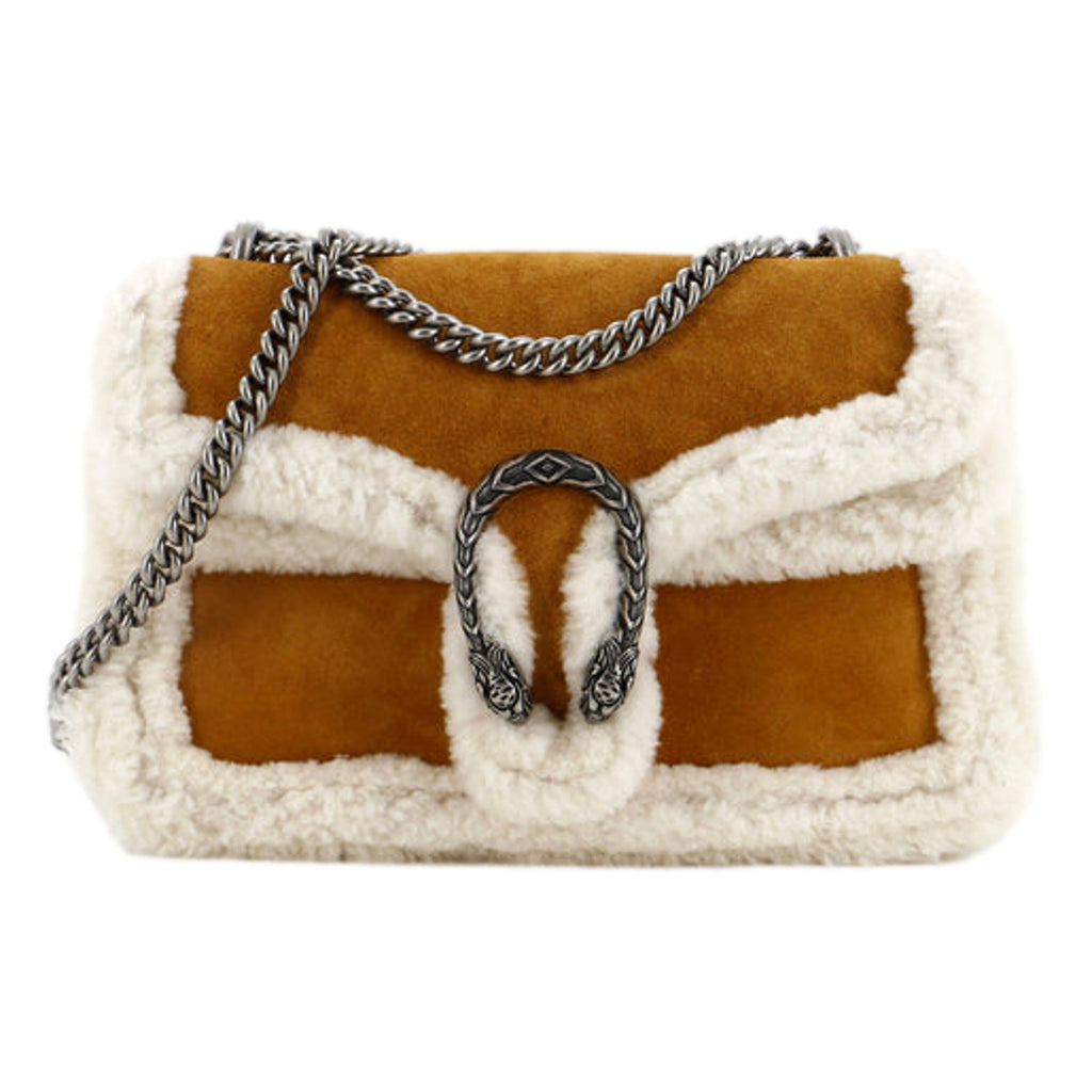 Gucci Dionysus Bag: Luxurious Suede & Shearling Elegance -   Shop Bags LLC