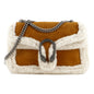 Gucci Dionysus Bag: Luxurious Suede & Shearling Elegance -   Shop Bags LLC