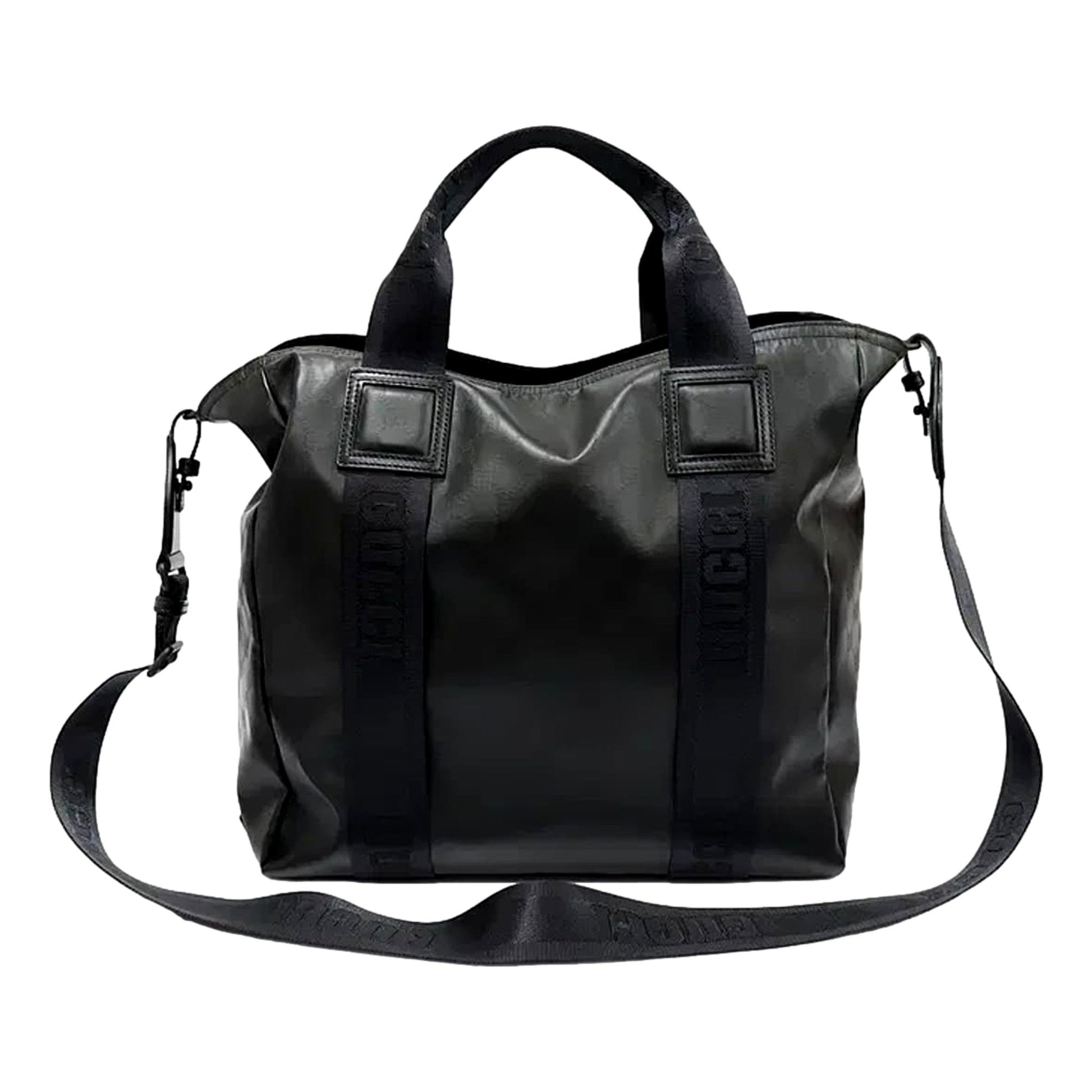Gucci GG Crystal Black Canvas Travel Tote Bag -   Shop Bags LLC