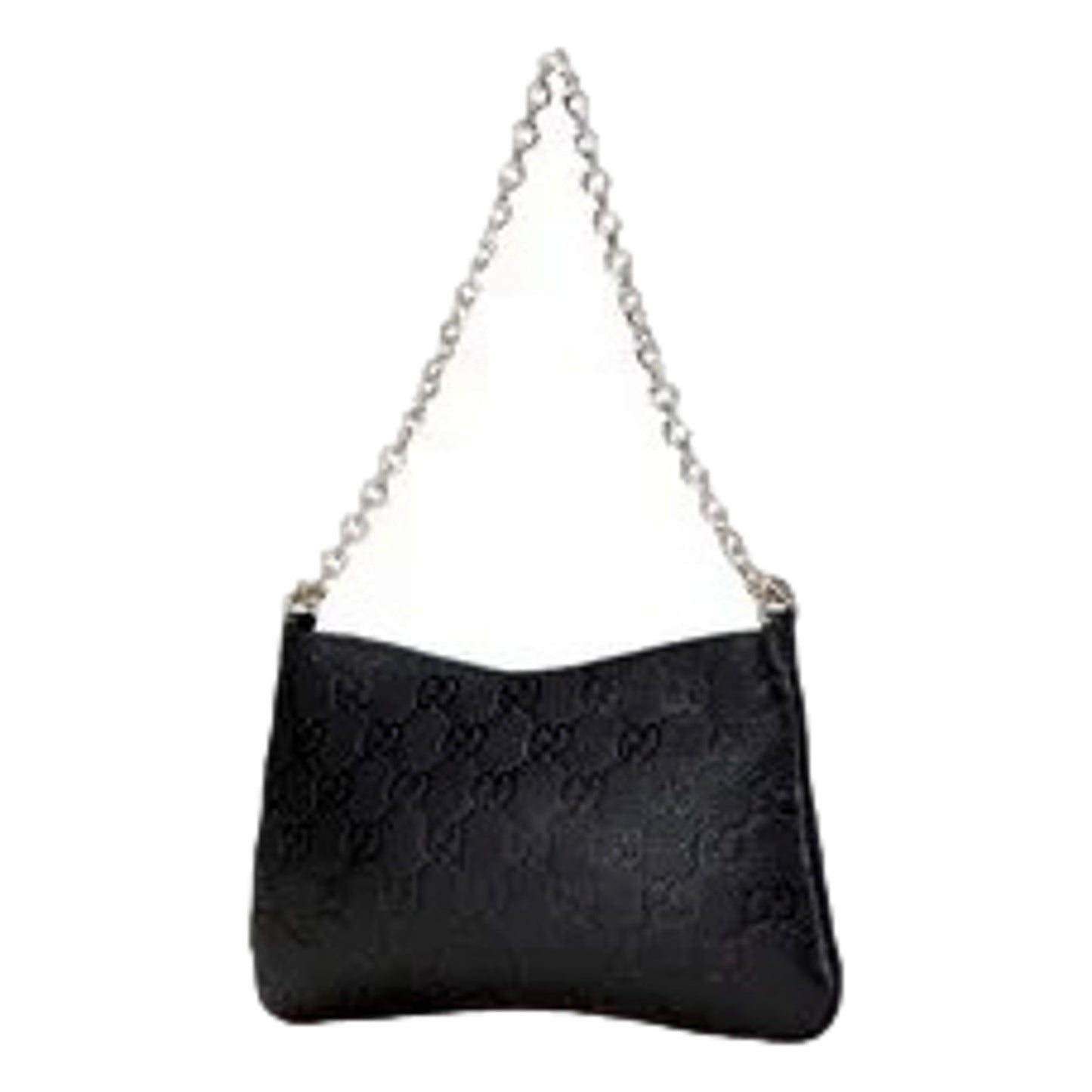 Gucci GG Emblem Black Leather Shoulder Bag Chain Strap Handbags  Shop -   Shop Bags LLC