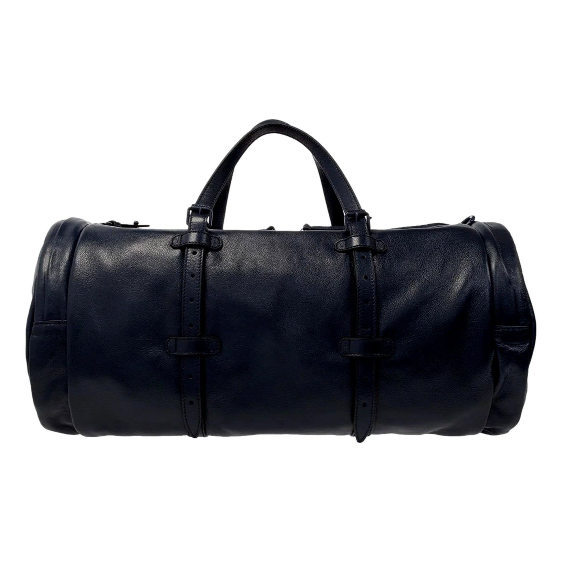 Gucci GG Logo Blue Leather Duffle Tote - Luxury & Versatility -   Shop Bags LLC