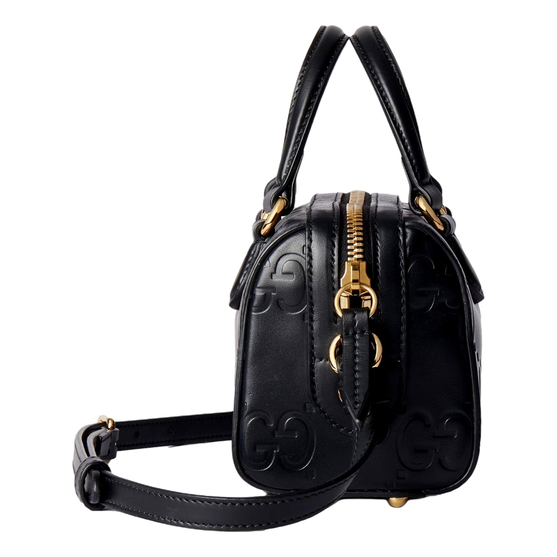 Gucci GG Luxury Leather Goods Super Mini Bowler Bag -   Shop Bags LLC 